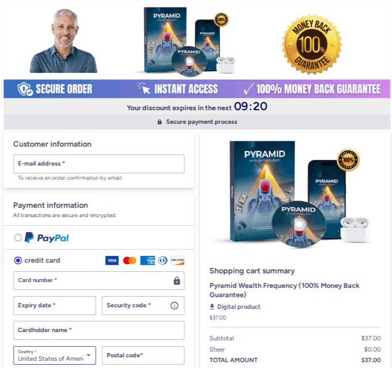 Pyramid Wealth Frequency Checkout